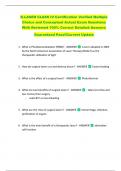 K-LASER CLASS IV Certification Verified Multiple  Choice and Conceptual Actual Exam Questions  With Reviewed 100&percnt; Correct Detailed Answers   Guaranteed Pass&excl;&excl;Current Update