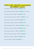 CASP CAS 003  UPDATED  Exam Questions  and CORRECT Answers