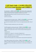 CASP Study Guide - CAS-003 UPDATED  ACTUAL Exam Questions and CORRECT  Answers 