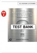  Marketing Research&colon; An Applied Orientation &ndash; Test Bank &lpar;7th Edition&comma; Naresh K&period; Malhotra&rpar; &vert; Exam Questions and Answers by Chapter