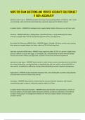NURS 209 EXAM QUESTIONS AND VERIFIED ACCURATE SOLUTION &vert;GET IT 100&percnt; ACCURATE&excl;&excl;