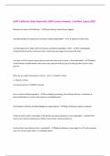 LMFT California Clinic Exam with 100&percnt; Correct Answers &vert; Verified &vert;Latest 2025