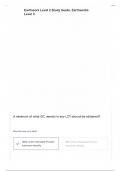  Exam Package for Earthwork Level 2 Study Guide&comma; Earthworks Level II Questions with Solutions &lpar;completely verified&rpar;