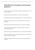 BUSI 303 Test 3 questions and answers graded A&plus;
