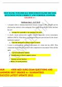 TEST BANK&semi; NUR 4500 ALL MED SURGE EXAMS 2025-2026&period;  QUESTIONS WITH CORRECT AND VERIFIED ANSWERS&period;   GRADED A&plus;&period; 