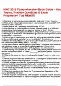 HMC 2019 Comprehensive Study Guide &ndash; Key Topics&comma; Practice Questions & Exam Preparation Tips&period;pdf