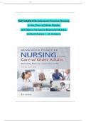 Test Bank for Advanced Practice Nursing in the Care of Older Adults&comma; 3rd Edition &vert; Kennedy-Malone &vert; Chapters 1&ndash;23 &vert; Verified & Updated 2025