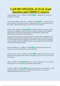 CASP 003 UPDATED  ACTUAL Exam  Questions and CORRECT Answers 