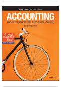 TESTBANK FOR Accounting Tools for Business Decision Making&comma; 7th Edition by Paul D&period; Kimmel