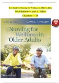 Test Bank for Nursing for Wellness in Older Adults 9th Edition by Carol A&period; Miller Chapters 1 - 29