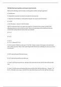 PCB 3063 Final Exam Questions and Answers Solved Correctly 