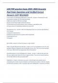 LEIK FNP practice Exam 2025&ndash;2026 Nurse Practitioner &lpar;FNP&rpar;  trusted LEIK methodology&period; Accurate Real Exam Questions and Verified Correct Answers JUST RELEASED&period;pdf