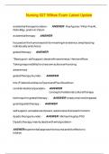 Nursing 527 &ndash; Wilkes University &ndash; Exam Review Update 2024 &vert; Complete Theory and Therapy Guide