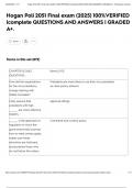 Hogan Poli 2051 Final exam &lpar;2025&rpar; 100&percnt;VERIFIED &vert;complete QUESTIONS AND ANSWERS &vert; GRADED A&plus;&period;