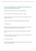 Introduction to Network Systems &ndash; Midterm Exam with 100&percnt; Correct Answers &vert; Verified &vert;Latest version 2025