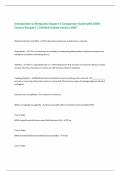 Introduction to Networks Chapter 1 Companion Guide with 100&percnt; Correct Answers &vert; Verified &vert;Latest version 2025
