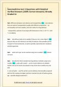 nanomedicine test 3 Questions with Detailed  Verified Answers &lpar;100&percnt; Correct Answers&rpar; Already  Graded A&plus;