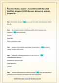Nanomedicine - Exam 2 Questions with Detailed  Verified Answers &lpar;100&percnt; Correct Answers&rpar; Already  Graded A&plus; 