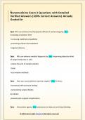 Nanomedicine Exam 3 Questions with Detailed  Verified Answers &lpar;100&percnt; Correct Answers&rpar; Already  Graded A&plus; 