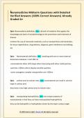 Nanomedicine Midterm Questions with Detailed  Verified Answers &lpar;100&percnt; Correct Answers&rpar; Already  Graded A&plus;
