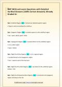 RMT MCQ exit exam Questions with Detailed  Verified Answers &lpar;100&percnt; Correct Answers&rpar; Already  Graded A&plus;