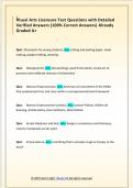 Visual Arts Licensure Test Questions with Detailed  Verified Answers &lpar;100&percnt; Correct Answers&rpar; Already  Graded A&plus;