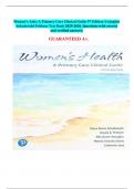 Women&rsquo;s Aids&semi; A Primary Care Clinical Guide 5th Edition Youngkin  Schadewald Pritham Test Bank 2025-2026&period; Questions with correct  and verified answers&period;  GUARANTEED A&plus;&period;