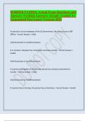 BORDER PATROL Actual Exam Questions and Answers &lpar;Verified Answers&rpar; Already Graded A&plus; Guaranteed Pass Latest Versions 2025&period;