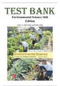Environmental Science&colon; A Study of Interrelationships 16th Edition - Test Bank by Eldon D&period; Enger & Bradley F&period; Smith &lpar;ISBN&colon; 9781264333684&rpar;