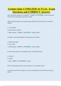Avionics  Bundled Exam Questions WITH  CORRECT Answers