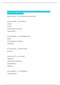 N262 Diagnostic Test Values and Causes Exam &lpar;2025&sol;2026&rpar; &vert; Questions with Correct Answers &vert; 100&percnt; Pass