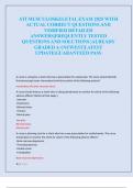 ATI MUSCULOSKELETAL EXAM 2025 WITH  ACTUAL CORRECT QUESTIONS AND  VERIFIED DETAILED  ANSWERS&vert;FREQUENTLY TESTED  QUESTIONS AND SOLUTIONS &vert;ALREADY  GRADED A&plus;&vert;NEWEST&vert;LATEST  UPDATE&vert;GUARANTEED PASS 