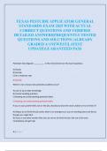 TEXAS PESTCIDE APPLICATOR GENERAL  STANDARDS EXAM 2025 WITH ACTUAL  CORRECT QUESTIONS AND VERIFIED  DETAILED ANSWERS&vert;FREQUENTLY TESTED  QUESTIONS AND SOLUTIONS &vert;ALREADY  GRADED A&plus;&vert;NEWEST&vert;LATEST  UPDATE&vert;GUARANTEED PASS