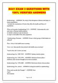N441 EXAM 3 QUESTIONS WITH 100&percnt; VERIFIED ANSWERS
