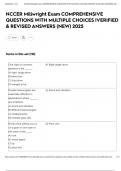 NCCER Millwright Exam COMPREHENSIVE QUESTIONS WITH MULTIPLE CHOICES &vert;VERIFIED & REVISED ANSWERS &lpar;NEW&rpar; 2025