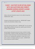 Georgia CDL Class F Study Guide &ndash; 160 Real Exam Questions with Correct Answers &vert; 2025 Update