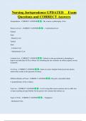 Nursing Jurisprudence UPDATED     Exam  Questions and CORRECT Answers