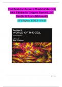 Test Bank for Becker's World of the Cell&comma; 10th Edition &lpar;GLOBAL EDITION&rpar; by Gregory Bertoni&comma; Jeff Hardin & Lewis Kleinsmith &vert;All Chapters &lpar;1-26&rpar;&vert;100&percnt; Verified & LATEST