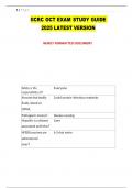IICRC OCT EXAM STUDY GUIDE   2025 LATEST VERSION