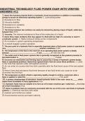 INDUSTRIAL TECHNOLOGY FLUID POWER EXAM WITH VERIFIED ANSWERS -11