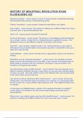 HISTORY OF INDUSTRIAL REVOLUTION EXAM FLASHCARDS -23