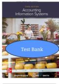 Test Bank for Accounting Information Systems&comma; 3rd Edition by Richardson &ndash; Complete Exam Prep & Study Guide