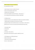 SRNA Test Questions and Answers Already Passed 
