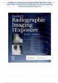 TEST BANK FOR RADIOGRAPHIC IMAGING AND EXPOSURE 7TH EDITION FAUBER QUESTIONS & ANSWERS WITH RATIONALES &lpar;CH 1-10&rpar; &vert;&vert; WITH RATIONALES&excl;&excl;