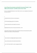 Jarvis&colon; Physical Examination and Health Assessment Chapter 2 with 100&percnt; Correct Answers &vert; Verified &vert;Latest version 2025