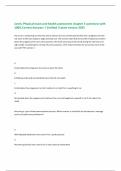Jarvis&colon; Physical exam and health assessment chapter 3 questions with 100&percnt; Correct Answers &vert; Verified &vert;Latest version 2025