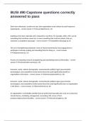 BUSI 490 Capstone questions correctly answered to pass
