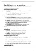 samenvatting recht