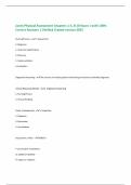 Jarvis Physical Assessment Chapters 1-5&comma; 8-10 Exam 1 with 100&percnt; Correct Answers &vert; Verified &vert;Latest version 2025