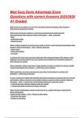Med Surg Davis Advantage Exam Questions with correct Answers 2025&sol;2026 A&plus; Graded&period;